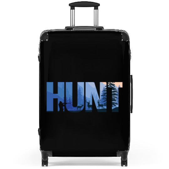 Buck Deer Hunting Hunter Hunt Suitcases