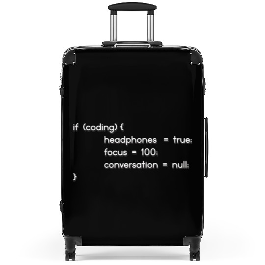 Coding Headphones, Coder, Programmer Suitcases