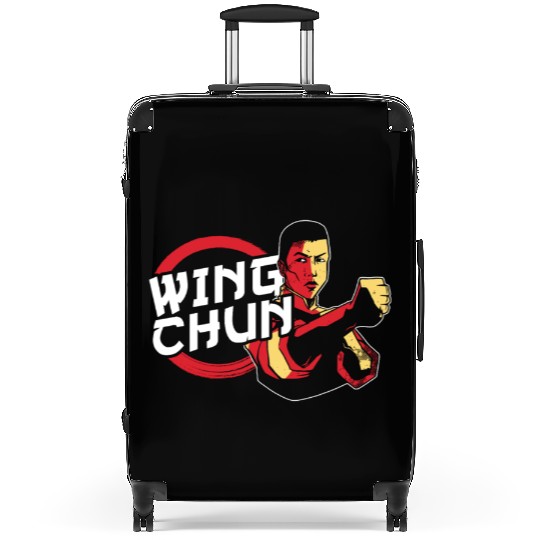 Wing Chun Coach Martial Arts Fighter Training Suitcases