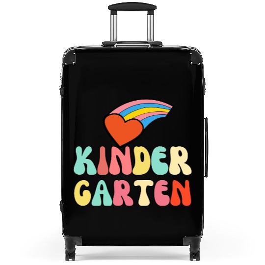 Groovy Hello Kindergarten Vibes Retro Suitcases