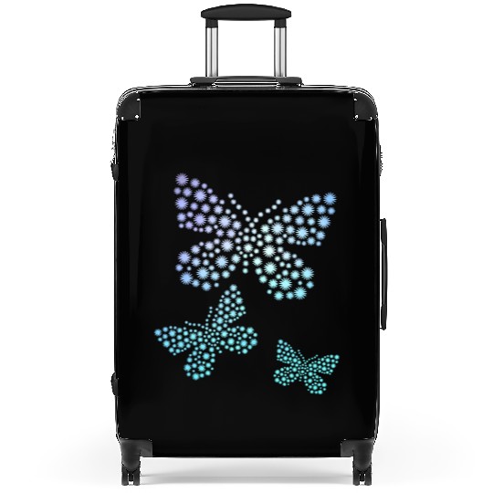 Butterfly Flower Women Girls Suitcases