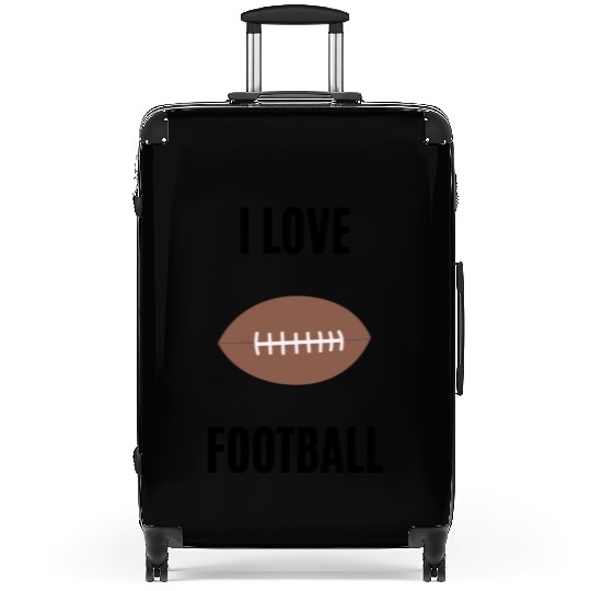 I love football Suitcases