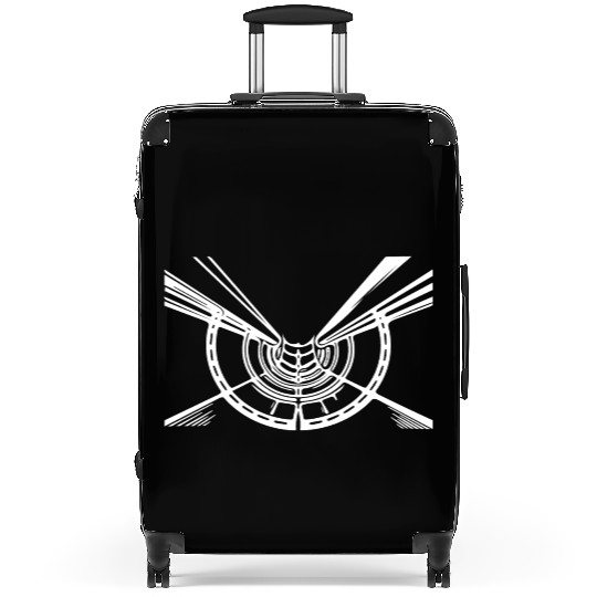 Geometric Lines Hull Circle View Suitcases