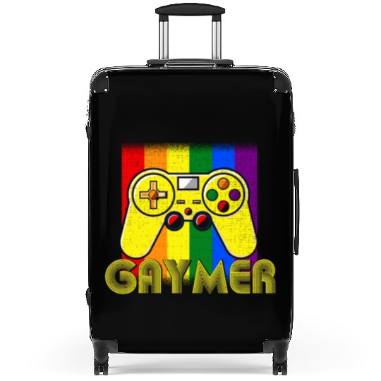 Funny Gaymer Gay Gamer - Pride Rainbow LGBT Suitcases
