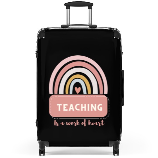cute teaching typography Suitcases