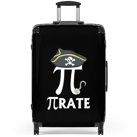 Funny Pi Day Pirate Suitcases