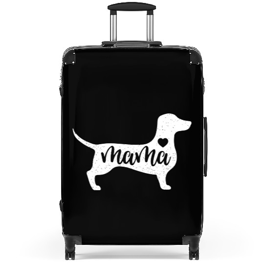 Dachshund Mothers Day Mama Dog Mom Paw Lover Suitcases