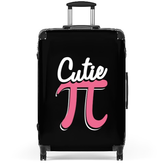 Cutie Pi Funny Pi Day Math Geek Suitcases