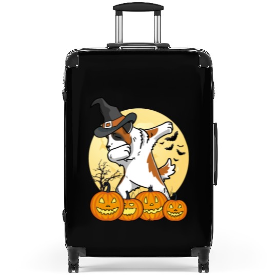 Dabbing Saint Bernard Halloween Suitcases