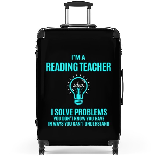 Reading Teacher Suitcases - I Solve Problems Gift It