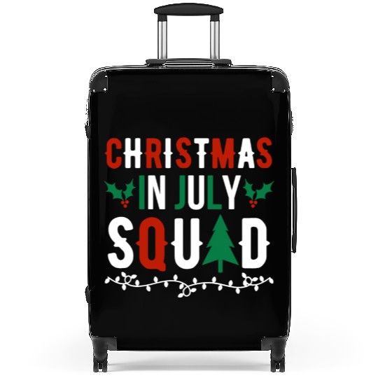 Christmas In July Squad Xmas Matching Family Suitcases