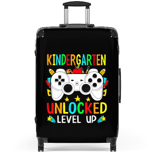 Kindergarten Unlocked Level Up Gamer Boys Back To Suitcases