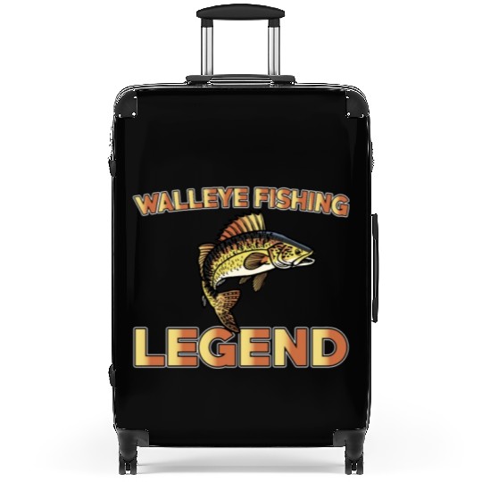 Great Walleye Fishing Legend Suitcases