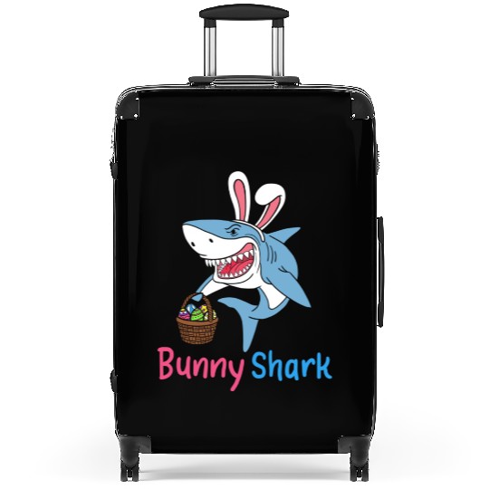 Bunny Shark Easter Sunday Egg Hunting Holiday Gift Suitcases