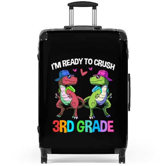 3rd Grade Dinosaur Back To School Third Grade Suitcases