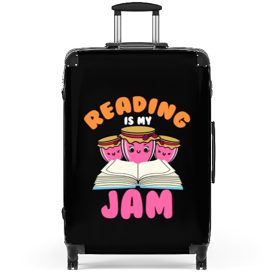 Reading Is My Jam for Book Lover Suitcases