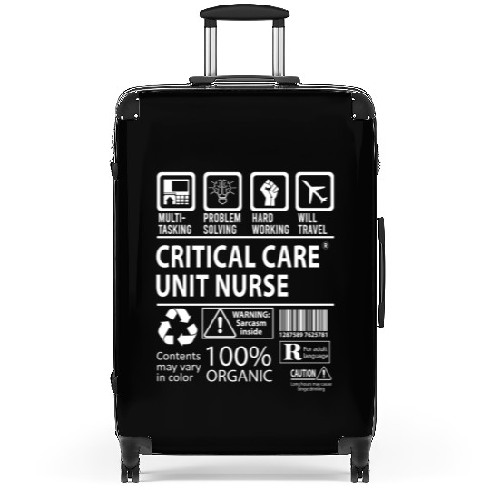 Critical Care Unit Nurse Suitcases - Multitasking Jo