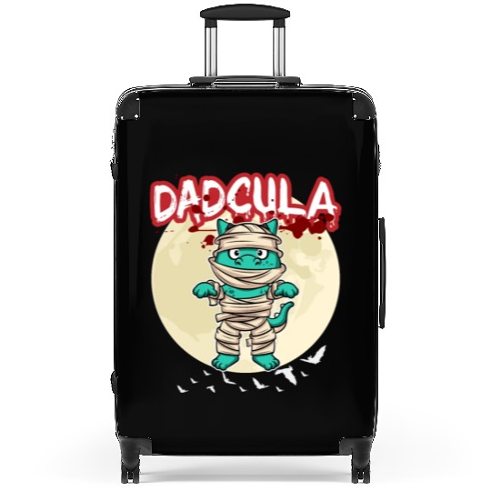 Dadcula Dracula Vampire Dad Funny Halloween Party Suitcases