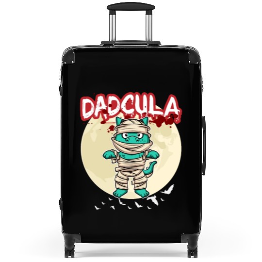 Dadcula Dracula Vampire Dad Funny Halloween Party Suitcases