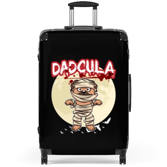 Dadcula Dracula Vampire Dad Funny Halloween Party Suitcases