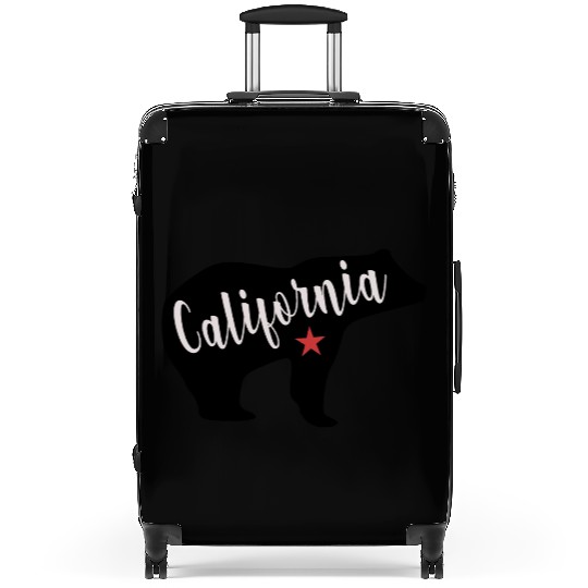 California Bear Flag Suitcases