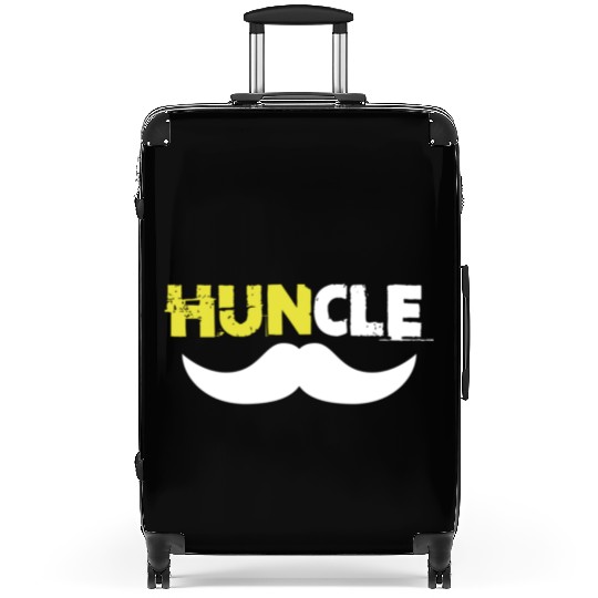 Huncle Eroded Yellow Suitcases