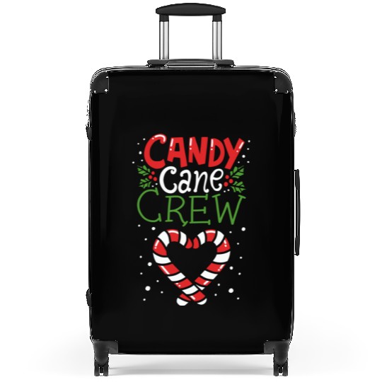 Candy Cane Crew Christmas Sweet Mistletoe Holiday Suitcases