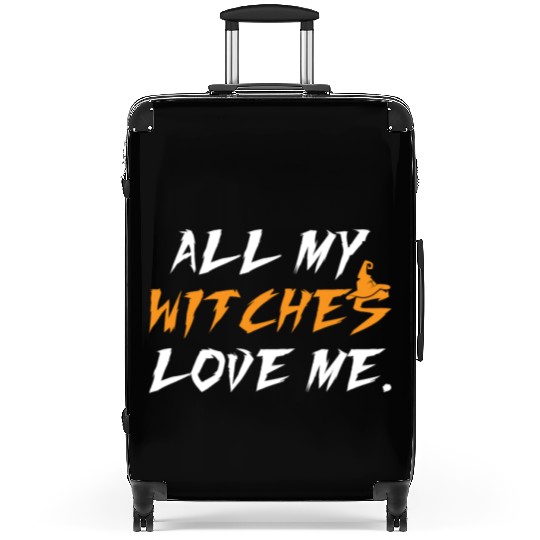 All My Witches Love Me Hocus Pocus Suitcases