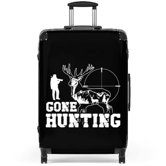 Buck Deer Hunting Hunter Gone Suitcases