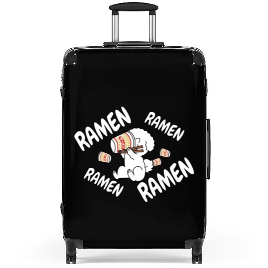 Bichon Frise Instant Ramen Noodles Suitcases