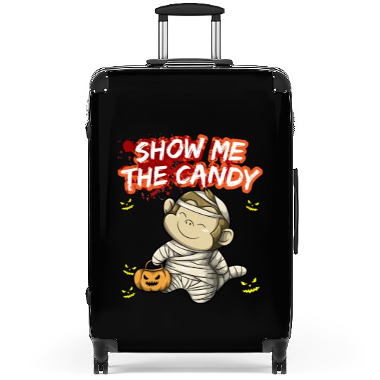 Show Me The Candy Halloween Costume Trick Or Treat Suitcases