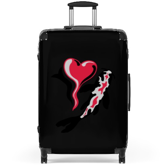 I Love Koi Fish Suitcases