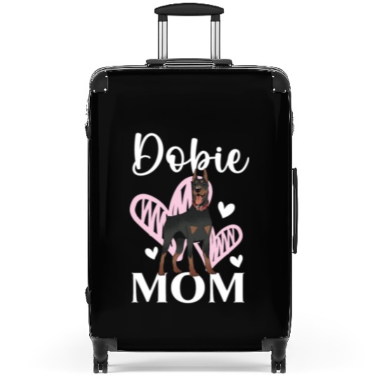 Dobie Mom Paw Love Doberman Owner Dog Mothers Day Suitcases