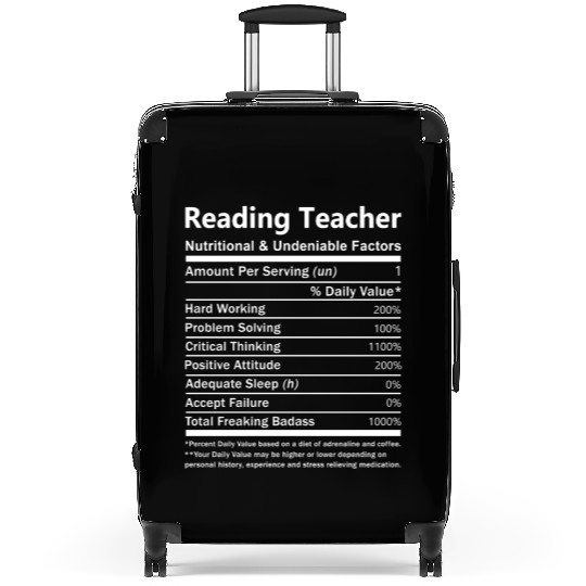 Reading Teacher Suitcases - Nutritional And Undeniab