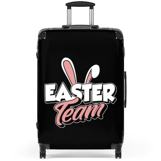Easter Team Sayings Egg Bunny Happy Suitcases