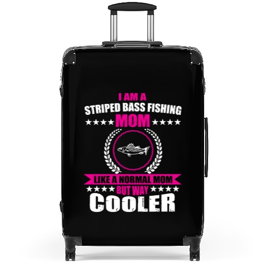 Striped Bass Fishing Mom Suitcases