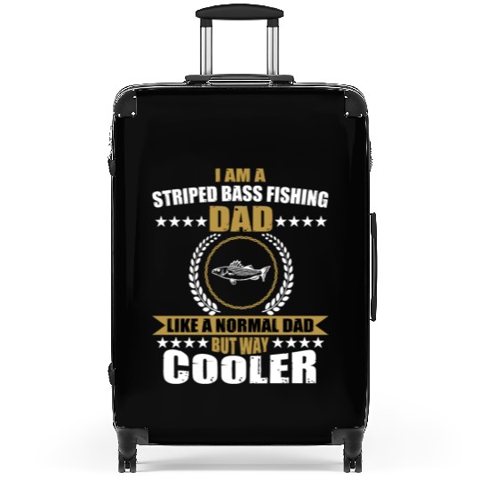 Striped Bass Fishing Dad Suitcases