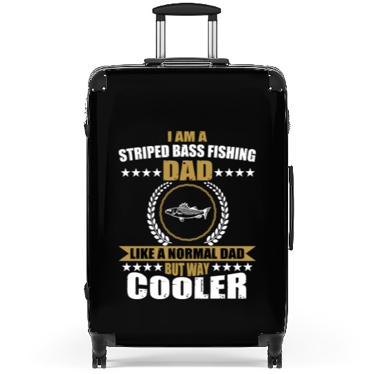 Striped Bass Fishing Dad Suitcases