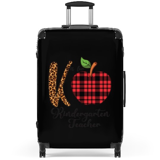 K is For Kindergarten Teacher Suitcases