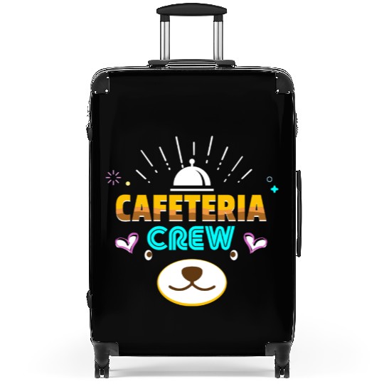 Cafeteria Crew School Lunch Lady Worker Squad Suitcases