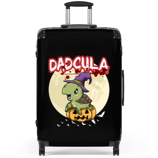 Dadcula Dracula Vampire Dad Funny Halloween Party Suitcases