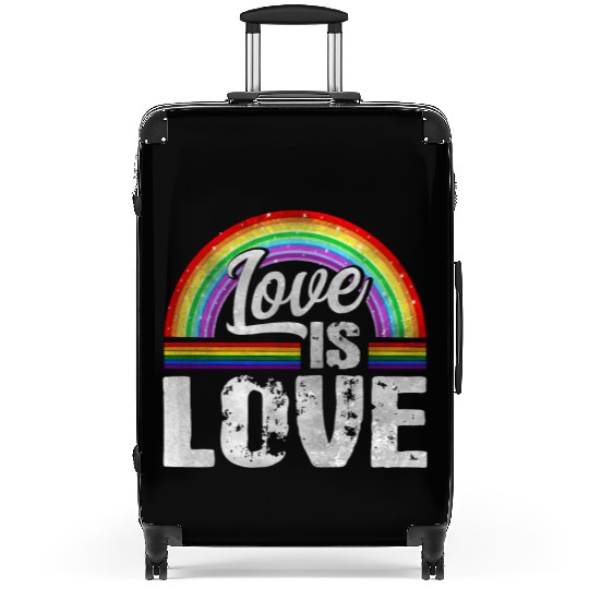 Love is Love - Rainbow Tolerance LGBT Gay Pride Suitcases