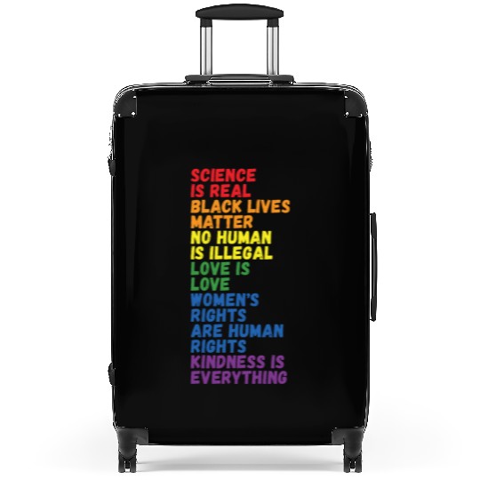 Kindness is everything LGBTQ+ Pride Suitcases