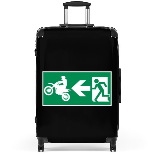 Emergency Exit Motorcycle Motocross Crossbike Suitcases