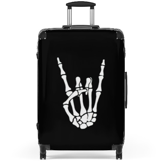 Happy Halloween Skeleton Hand FunnyTrick or treat Suitcases