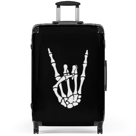 Happy Halloween Skeleton Hand FunnyTrick or treat Suitcases