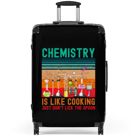 Funny chemistry lab chemical laboratory technician Suitcases