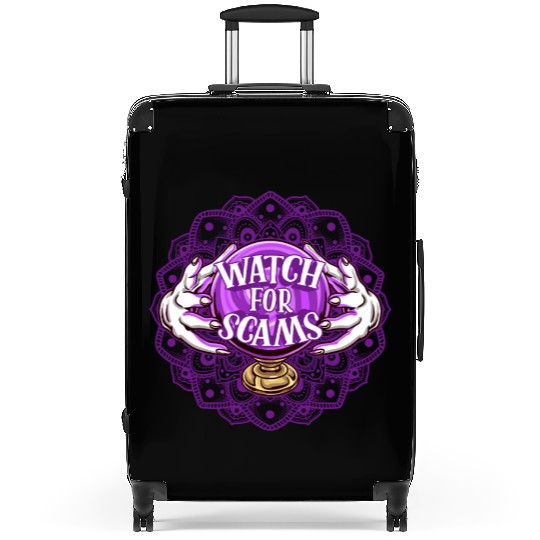 Halloween Witch Hands Witchcraft Scam Suitcases
