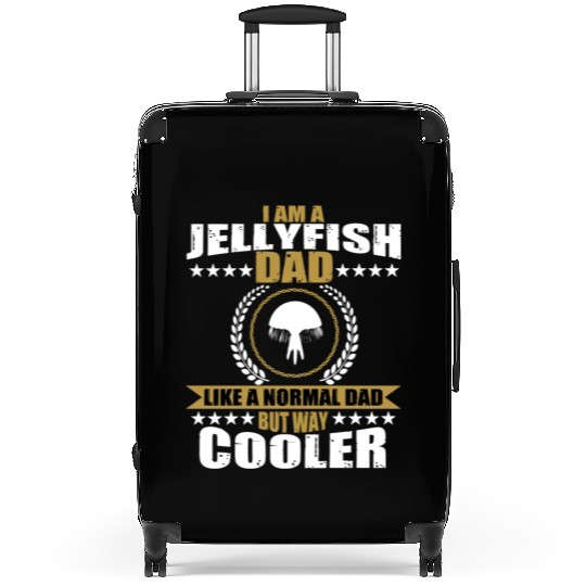 Funny Jellyfish Dad Suitcases