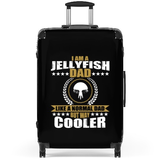 Funny Jellyfish Dad Suitcases